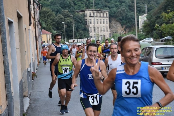 Marcia della Luce a Voltri Paolo Quarantelli Gau fidal running podismo