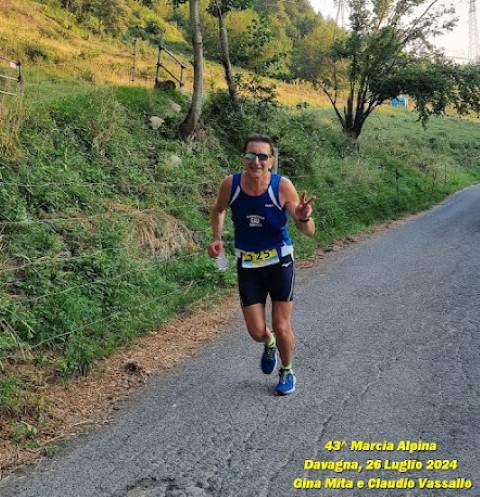 Marcia Alpina Capenardo di Davagna  Paolo Quarantelli Gau fidal running podismo