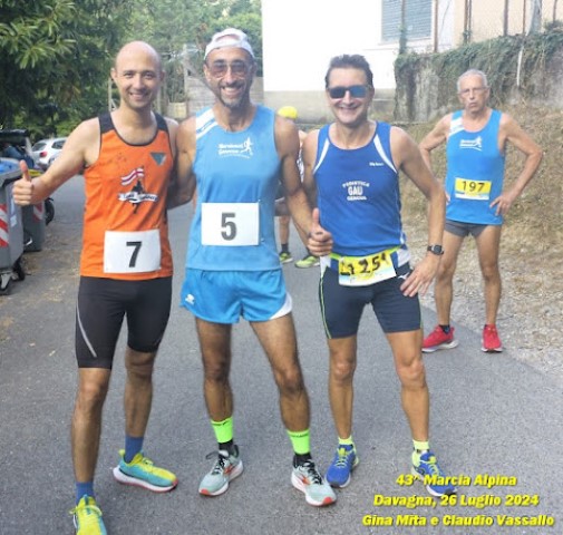 Marcia Alpina Capenardo di Davagna  Paolo Quarantelli Gau fidal running podismo