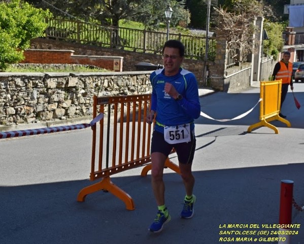 Paolo Quarantelli marcia del villeggiante sant olcese gara Gau fidal running podismo