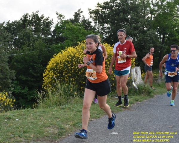 Mini trail del Biscione gara podismo Quarantelli Paolo gau uisp fidal running