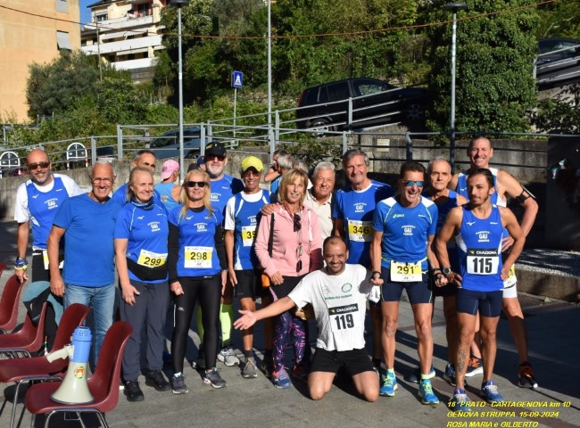 Paolo Quarantelli gara Prato-Cartagenova e ritorno genova Gau fidal running podismo corsa uisp