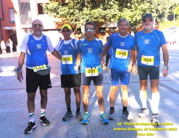 Paolo Quarantelli gara Prato-Cartagenova e ritorno genova Gau fidal running podismo corsa uisp