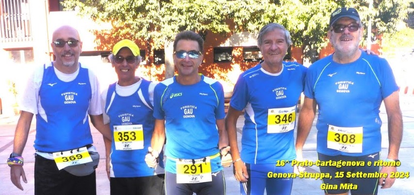 Paolo Quarantelli gara Prato-Cartagenova e ritorno genova Gau fidal running podismo corsa uisp