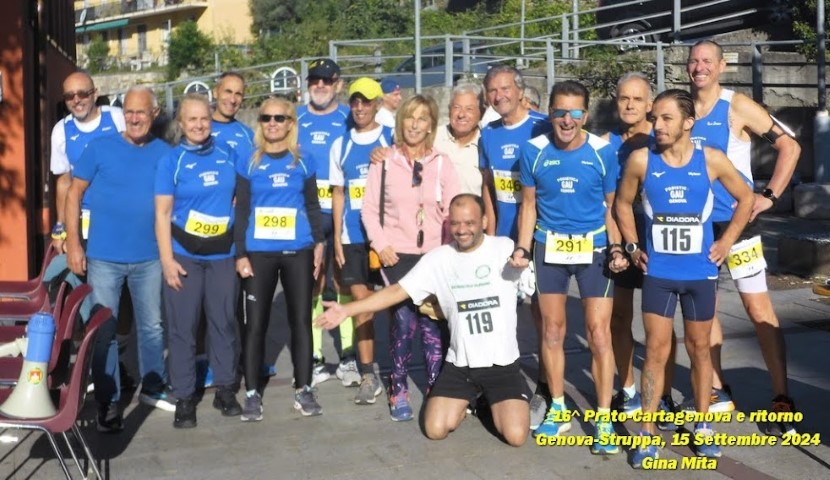 Paolo Quarantelli gara Prato-Cartagenova e ritorno genova Gau fidal running podismo corsa uisp