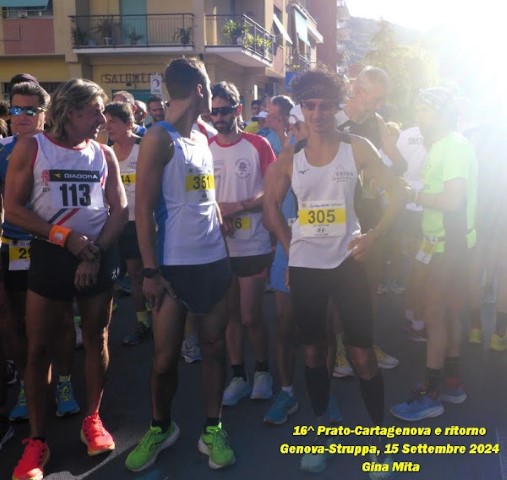 Paolo Quarantelli gara Prato-Cartagenova e ritorno genova Gau fidal running podismo corsa uisp