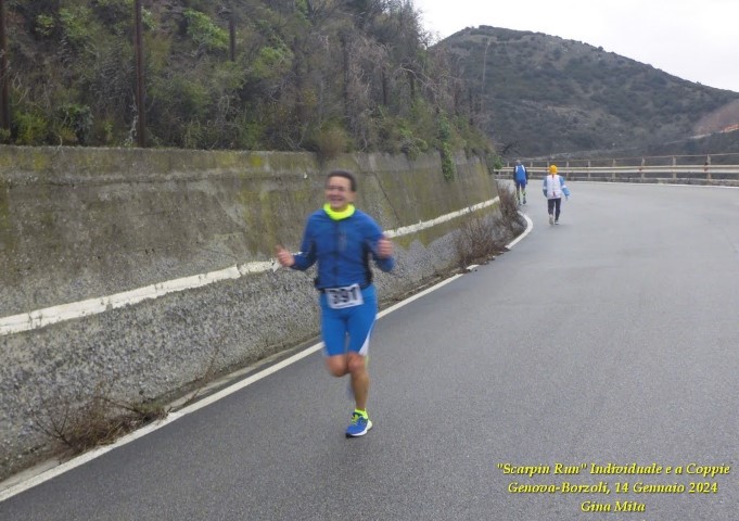 Paolo Quarantelli gara corsa Scarpino Run Gau fidal running podismo