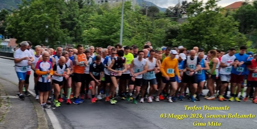 Paolo Quarantelli gara corsa trofeo Diamante Gau fidal running podismo 