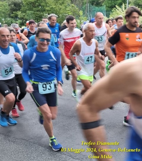 Paolo Quarantelli gara corsa trofeo Diamante Gau fidal running podismo 