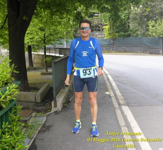 Paolo Quarantelli gara trofeo Diamante Gau fidal running podismo corsa