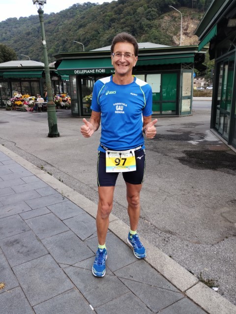 Vertical Tube sul Ponte Sifone a Genova Staglieno Paolo Quarantelli Gau fidal running podismo